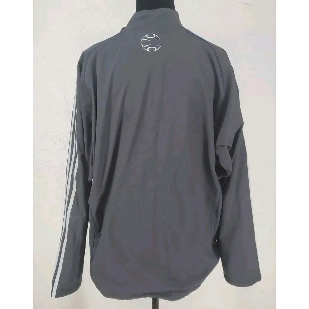 Adidas‎ Small | Blue Grey Reversible Lightweight Windbreaker Pullover Mens